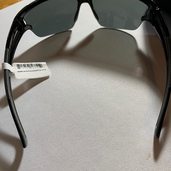 Suncloud Cutback Black Sunglasses w/ Silver Mirror Polycarbonate Lens, BRAND NEW - Picture 6 of 7